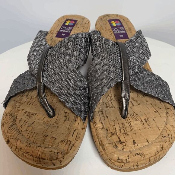 Zee Alexis Womens Sandal Slip On Crisscross Strap Size 8 - Picture 7 of 8